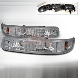 Chevy 99-03 Chevy Silverado Bumper Lights -Chrome