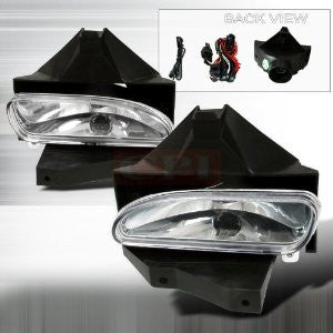 Ford 1999-2004 Ford Mustang Fog Lights/ Lamps - Chrome-d