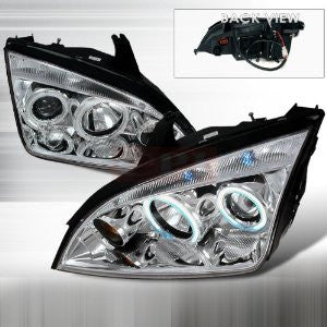 Ford 2005-2007 Ford Focus 4D Zx4 Projector Head Lamps/ Headlights