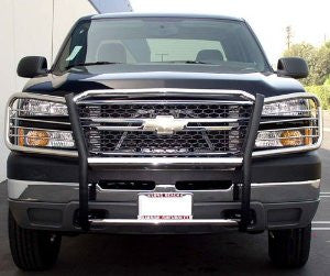 Chevrolet Silverado 3500 Hd 2011 Chevrolet Silverado 3500 Hd One Piece Grill/Brushguard Stainless Grille Guards & Bull Bars Stainless Products   2011