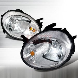 Dodge 2003-2005 Dodge Neon Crystal Headlights/ Head Lamps-Euro Style