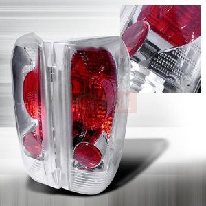 Ford 1989-1996 Ford F150 Tail Lights /Lamps - Chrome