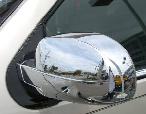 Chevrolet Tahoe 07-10 Chevrolet Tahoe Mirror Covers Chrome Accessories Side View Mirrors Performance 1 Set Rh & Lh 2007,2008,2009,2010