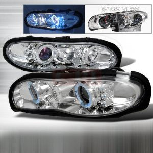 Chevrolet 1998-2002 Chevy Camaro Halo Projector Head Lamps/ Headlights- Cc