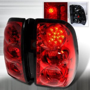 Chevrolet/ Chevy 02-07 Chevy Trailblazer - Red Led Tail Lights/ Lamps -