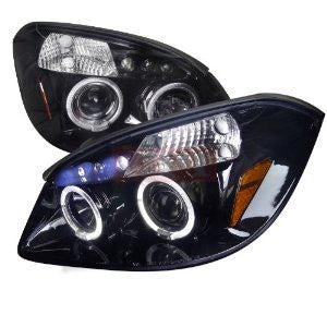 Chevy Cobalt Smoked Lens Gloss Black Housing Projector Headlights