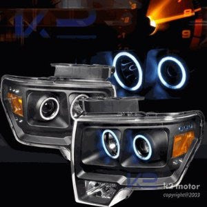 FORD 09-10 FORD F150 DUAL CCFL PROJECTOR H.L -BLACK   1 SET RH & LH 2009,2010