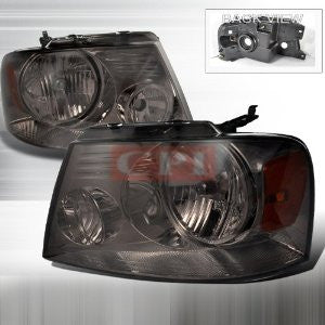 FORD 04-08 FORD F150 HEADLIGHTS/ HEAD LAMP /LIGHT BLACK   1 SET RH & LH 2004,2005,2006, 2007,2008