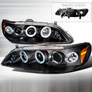 Honda 1998-2002 Honda Accord Halo Led Projector Head Lamps/ Headlights