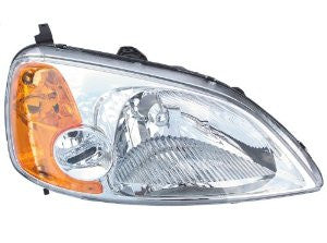 Honda Civic  2Dr Cpe 01-03 Headlight   Rh Head Lamp Passenger Side Rh