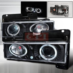 Chevrolet 1988-1998 Chevy C10 Projector Head Lamps/ Headlights 1 Set Rh&Lh Performance 1988,1989,1990,1991,1992,1993,1994,1995,1996,1997,1998