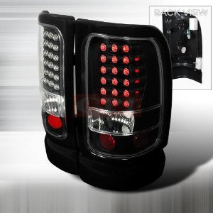 Dodge 1994-2001 Dodge Ram Pick Up Led Tail Lights /Lamps - Black