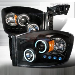 Dodge 2006-2008 Dodge Ram Ccfl Projector Head Lamps/ Headlights