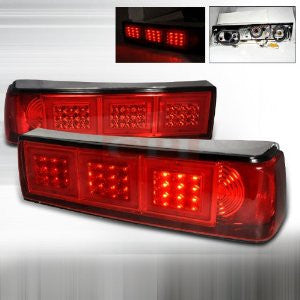 Ford 87-93 Ford Mustang Led Tail Lights Performance 1 Set Rh & Lh