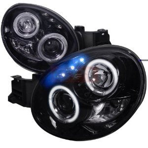 Subaru 02-03 Impreza Smoked Lens Gloss Black Housing Projector Headlights Performance 1 Set Rh & Lh 2002,2003