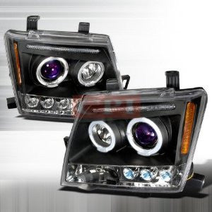 NISSAN 2005-2007 NISSAN XTERRA HALO PROJECTOR HEAD LAMPS/ HEADLIGHTS 1 SET RH&LH   2005,2006,2007