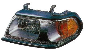 Mitsubishi Montero Sport 00-04 Headlight  (Flat Black) Head Lamp Driver Side Lh
