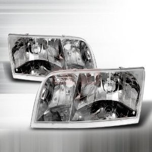 Ford 1998-2005 Ford Crown Victoria Headlights/ Head Lamps-Euro Style