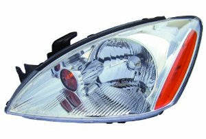 Mitsubishi Lancer  Wagon (W/O Abs) 04-07 Headlight  (Chrome Rim) Rh Head Lamp Passenger Side Rh