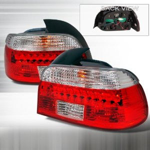 Bmw 1996-2000 Bmw E39 Led Tail Lights /Lamps Red Clear