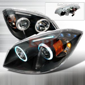 Chevrolet 2005-2006 Chevy Cobalt Halo Led Projector Head Lamps/ Headlights 1 Set Rh&Lh Performance 2005,2006