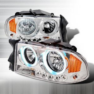 Dodge 1997-2003 Dodge Durango Dakota 1P Headlights/ Head Lamps-Euro Style