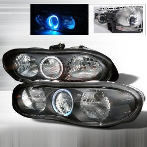 Chevy 1998-2001 Chevrolet Chevy Camaro Halo Headlights/ Head Lamps - Bc-Euro Style