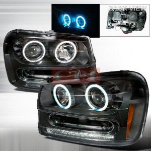 Chevrolet 2002-2005 Chevy Trailblazer Projector Head Lamps/ Headlights 1 Set Rh&Lh Performance 2002,2003,2004,2005