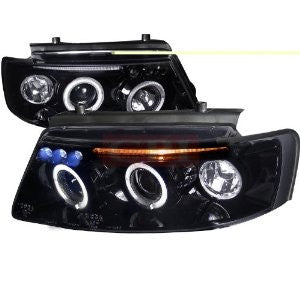 Volkswagen Passat Smoked Lens Gloss Black Housing Projector Headlights