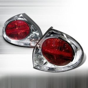 Nissan 2000-2003 Nissan Maxima Tail Lights /Lamps - Chrome 1 Set Rh&Lh Performance 2000,2001,2002,2003-e