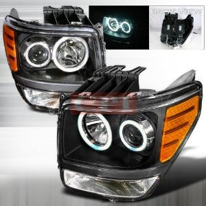 Dodge 2007-2008 Dodge Nitro Halo Projector Head Lamps/ Headlights 1 Set Rh&Lh Performance 2007,2008-x