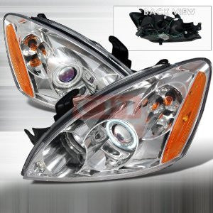 Mitsubishi 2004-2006 Mits Lancer Projector Head Lamps/ Headlights 1 Set Rh&Lh Performance 2004,2005,2006