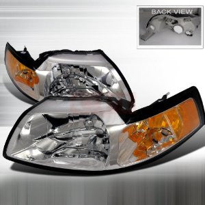 Ford 1999-2004 Ford Mustang Headlights/ Head Lamps-Euro Style