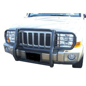 Chevrolet Suburban 1500 92-99 Chevrolet Suburban One Piece Grill/Brush Guard Black Grille Guards & Bull Bars Stainless
