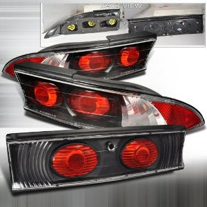 Mitsubishi 95-97 Mitsubishi Eclipse - 3Pc Black Altezza Tail Lights/ Lamps - Apc