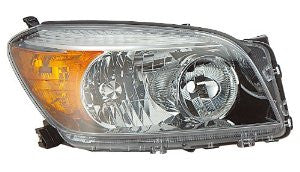 Toyota Rav-4 06-08 (Sport Model) Headlight (Black Housing) Head Lamp Passenger Side Rh