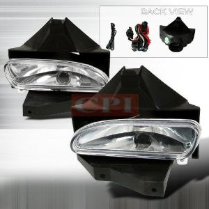 Ford 1999-2004 Ford Mustang Fog Lights/ Lamps - Chrome Performance 1 Set Rh & Lh 1999,2000,2001,2002,2003,2004