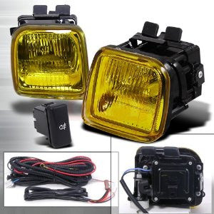 HONDA 1996-1998 CIVIC FOG LIGHTS/ LAMPS (YELLOW) DEPO PERFORMANCE 1 SET RH & LH 1996,1997,1998