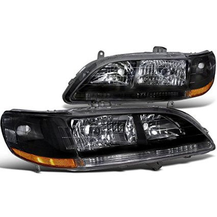 HONDA 98-02 HONDA ACCORD CRYSTAL HOUSING HEADLIGHTS - SMOKE