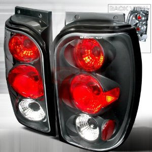 Ford 1998-2001 Ford Explorer Tail Lights /Lamps - Black