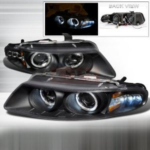 Dodge 97-00 Dodge Avenger - Black Projector Head Lights/ Lamps -