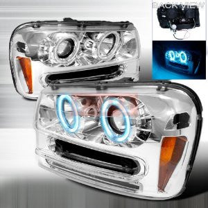 CHEVROLET 2002-2005 CHEVY TRAILBLAZER PROJECTOR HEAD LAMPS/ HEADLIGHTS 1 SET RH&LH   2002,2003,2004,2005