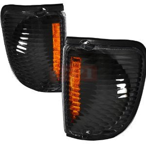 Ford 92-06 Econoline Corner Lights Black Housing