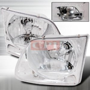 FORD 1997-2002 FORD F150 EURO HEADLIGHTS/ HEAD LAMPS-EURO STYLE PERFORMANCE 1997,1998,1999,2000,2001,2002