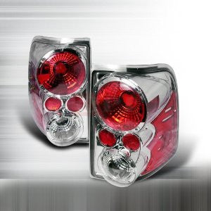 Ford 2002-2005 Ford Explorer Tail Lights /Lamps - Chrome