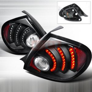 DODGE 2003-2005 DODGE NEON BLACK LED TAIL LIGHTS /LAMPS 1 SET RH&LH PERFORMANCE 2003,2004,2005