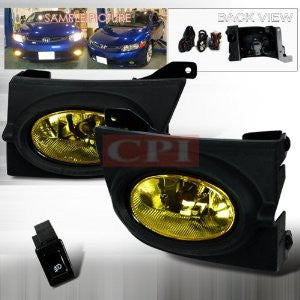 HONDA 2006-2008 HONDA CIVIC 4DR OEM STYLE FOG LIGHTS/ LAMPS PERFORMANCE 1 SET RH & LH 2006,2007,2008