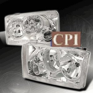 Ford 1999-2004 Ford F250 Super Duty Projector Head Lamps/ Headlights 1 Set Rh&Lh Performance 1999,2000,2001,2002,2003,2004