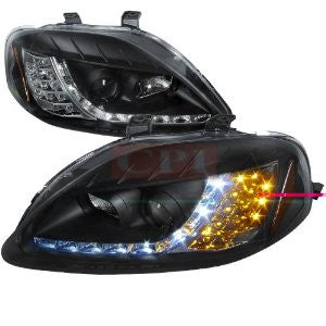 Honda Civic R8 Style Projector Headlights Performance Conversion Kit-x