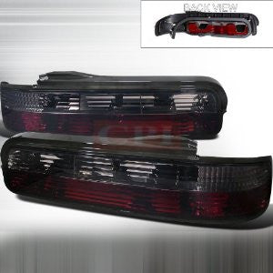 Nissan 89-94 240Sx Tail Lights Red Smoke